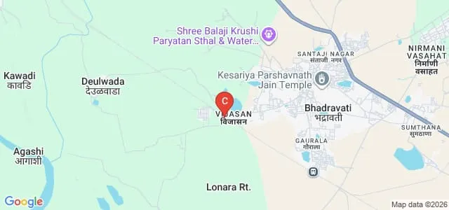 Vivekanand Mahavidyalaya, Bhadrawati Map