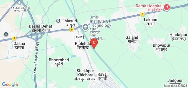 Bhagwati College of Education, Meerut Map