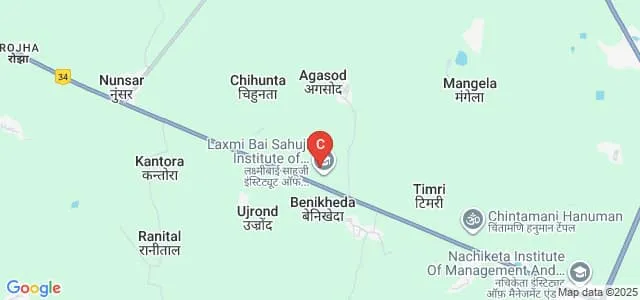 Laxmi Bai Sahuji Institute of Management, Jabalpur Map