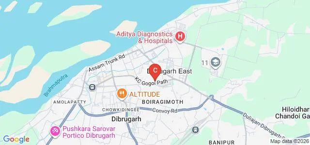 Manohari Devi Kanoi Girl's College, Dibrugarh Map