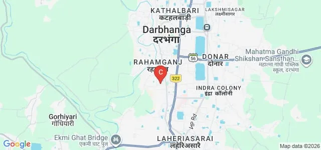 Millat College, Darbhanga Map