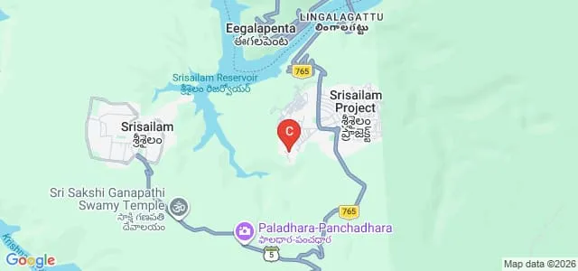 Government Model Residential Polytechnic, Srisailam Map