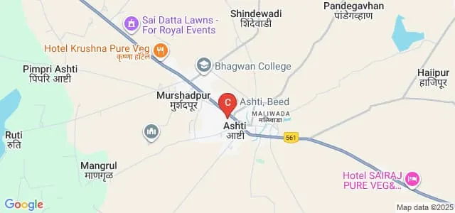 Anand Charitable Sansta's Diploma in Engineering and Technology, Ashti Map