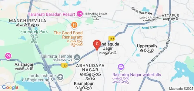 Vignan Degree College, Bandlaguda Map