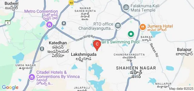 Mahaveer Degree College of Arts, Commerce and Science, Rajendranagar Map