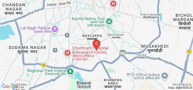 Educational Multimedia Research Centre, DAVV, Indore Map