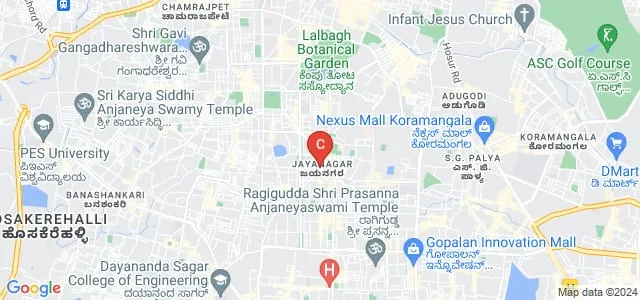 Baghirathi Bai Narayana Rao Mane College, Bengaluru Map