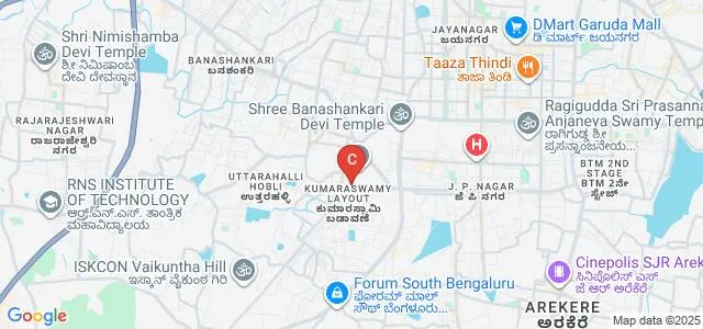 Dayananda Sagar Institute of Technology, Bangalore Map
