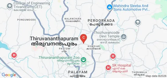University Institute of Technology, Kuravankonam Map