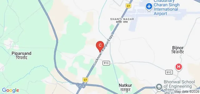 Heeralal Yadav Balika PG College, Lucknow Map