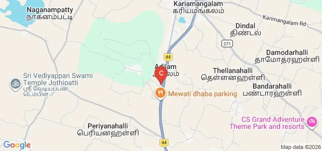 Government Arts and Science College for Women, Karimangalam Map