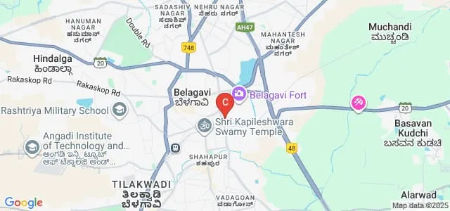 Padmaraj Ariga Bharatesh College of Business Administration, Belgaum Map
