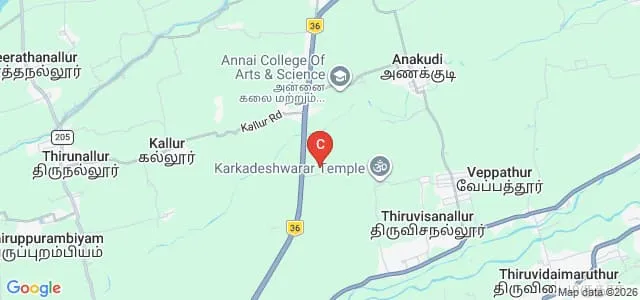 Mass College of Arts and Science, Kumbakonam Map