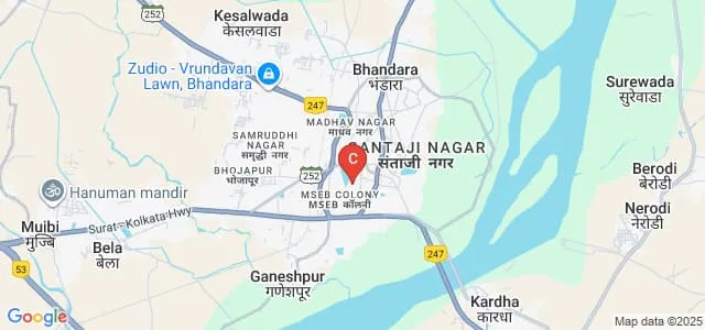 Department of Management Science and Research JM Patel College, Bhandara Map