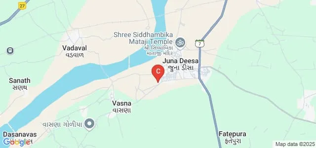 Oswal Arts and Commerce College, Banaskantha Map