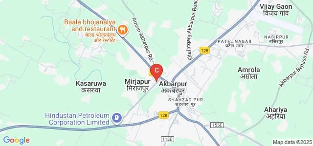 Dr Ashok Kumar Smarak Post Graduate College, Ambedkar Nagar Map