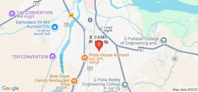 RR Christian College of Nursing, Kurnool Map