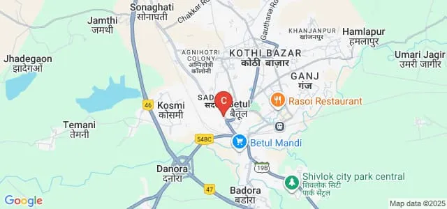 Maa Shanta Devi College of Management, Betul Map