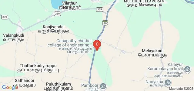 Ganapathy College of Education, Paramakudi Map