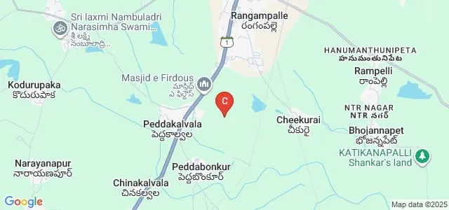 Mother Theressa College of Engineering and Technology, Peddapalli Map