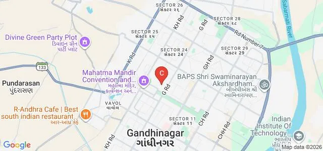 Government Commerce College, Gandhinagar Map
