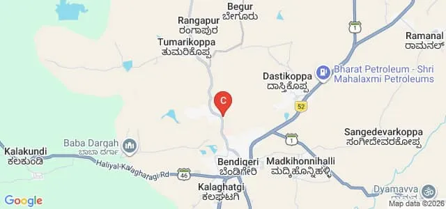 Good News Welfare Societys Arts and Commerce First Grade College, Dharwad Map