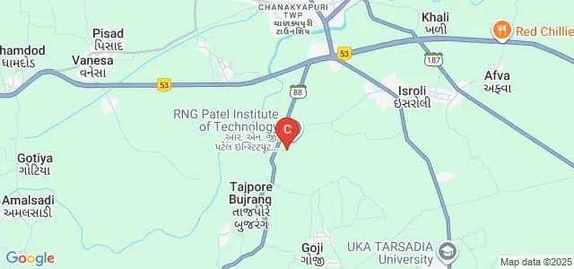 NG Patel Polytechnic, Bardoli Map