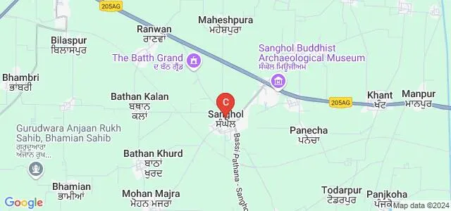 Cordia Institute of Hotel Management and Catering Technology, Sanghol Map