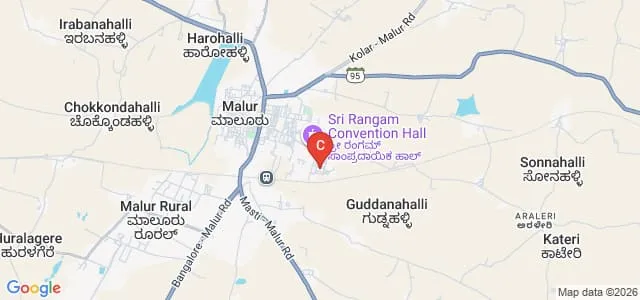 Manasa College of Nursing, Kolar Map