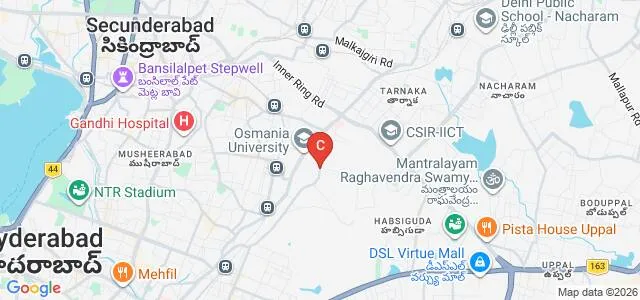 Post Graduate College of Law, Osmania University, Basheerbagh Map