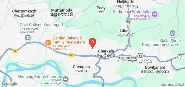 Mar Thoma College for the Hearing Impaired, Kasaragod Map