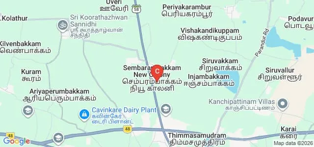 Cholan College of Education, Karai Map