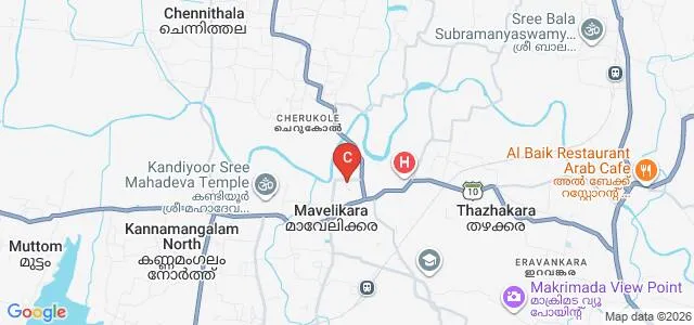 Peet Memorial Training College, Mavelikara Map