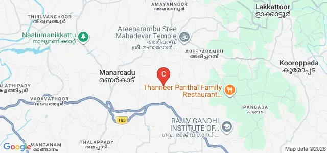 St John of God College of Special Education, Kottayam Map
