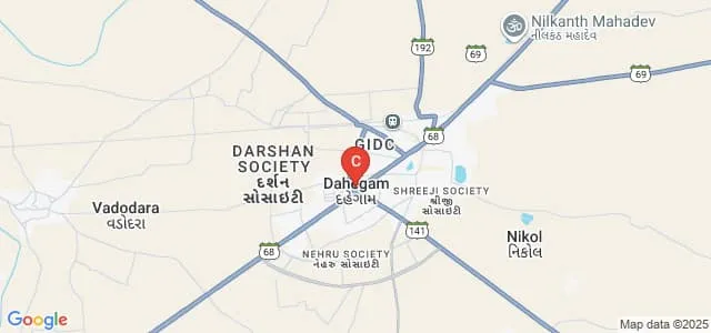 Dr BR Ambedkar College of Nursing, Gandhinagar Map