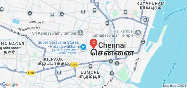 PT Lee Chengalvaraya Naicker Polytechnic College, Chennai Map