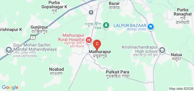 Mass Education Teachers Training Institute, Mathurapur Map