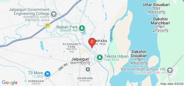 Jalpaiguri Government Medical College, Jalpaiguri Map