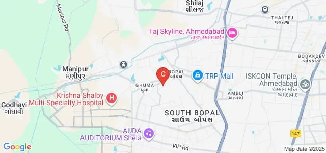 Parul University, Ahmedabad Campus Map
