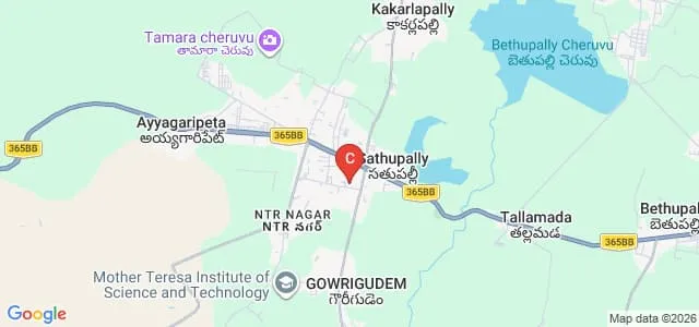 Raga College of Education, Khammam Map