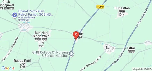 Baba Shri Chand College of Management, Ludhiana Map