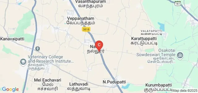 Esther College of Education, Namakkal Map