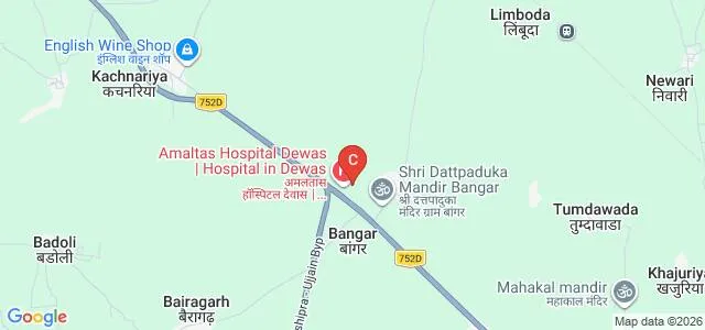 Amaltas Institute of Medical Sciences, Dewas Map