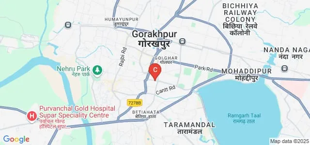St Andrews College, Gorakhpur Map