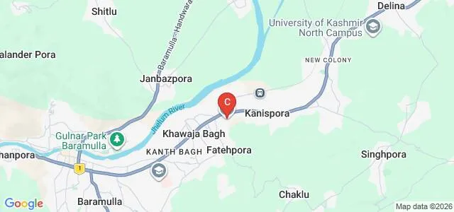 Government Degree College Boys, Baramulla Map