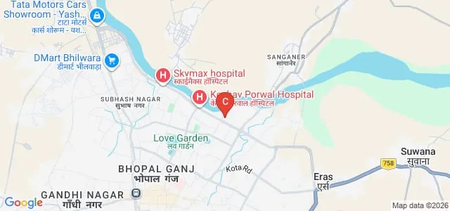 Smt Sushila Devi Mathur PG Girls College, Bhilwara Map