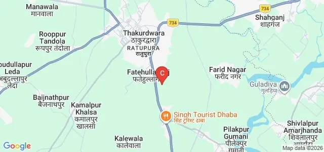 Shri Bhoopal Singh SBS College of Pharmacy, Moradabad Map