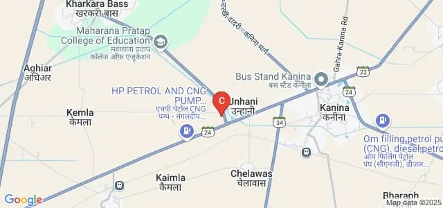 Government College for Girls, Unhani, Mahendergarh Map
