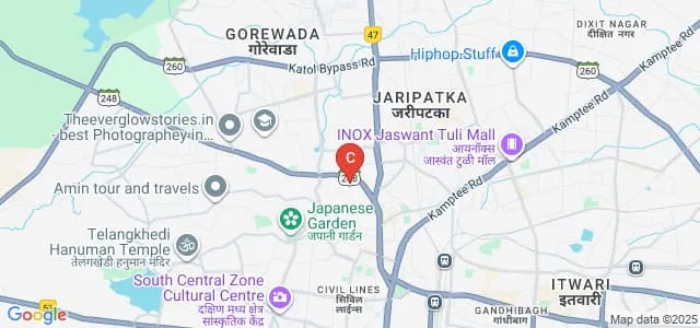 Annasaheb Gundewar College, Nagpur Map