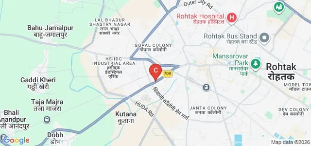 Sh LN Hindu College, Rohtak Map